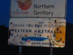 Grenze zum Northern Territory