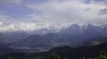 Blick zum Mont-Blanc Massiv