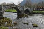 LLanwrst - Brücke über den River Conwy