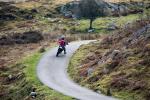 Motocrossfahrer Llanberis-Pass