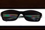 3D-Brille vor LCD-Display