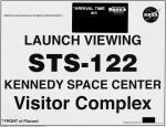 STS-122, Launch Viewing