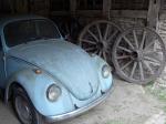 VW Käfer mit Ersatzrädern