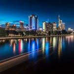 Blaue Stunde in Frankfurt am Main