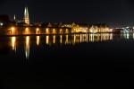 Lübecker Hafen bei Nacht 2