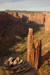 (47)	Canyon de Chelly - Spider Rock mit Vordergrund