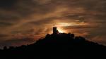 Sonnenaufgang bei der Burg Gleiberg