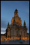 Frauenkirche Dresden im Abendlicht