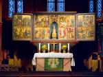 Flügel Altar der Kirche in Schotten