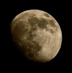 Der Mond am 16.01.2011 um 18:51 Uhr