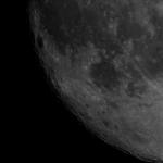 Mond Testaufnahme Crop